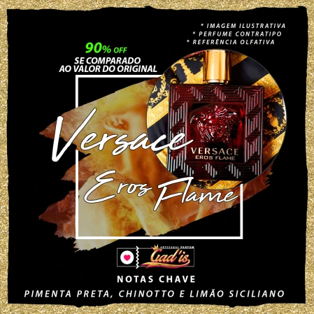 Perfume Similar Gad'is 736 Inspirado em Versace Eros Flame Contratipo